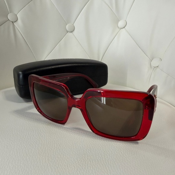Versace red sunglasses main image 4